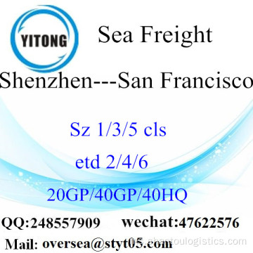 Shenzhen Port Sea Freight Penghantaran Ke San Francisco